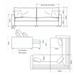 Sofá Cama Bélgica de Canto