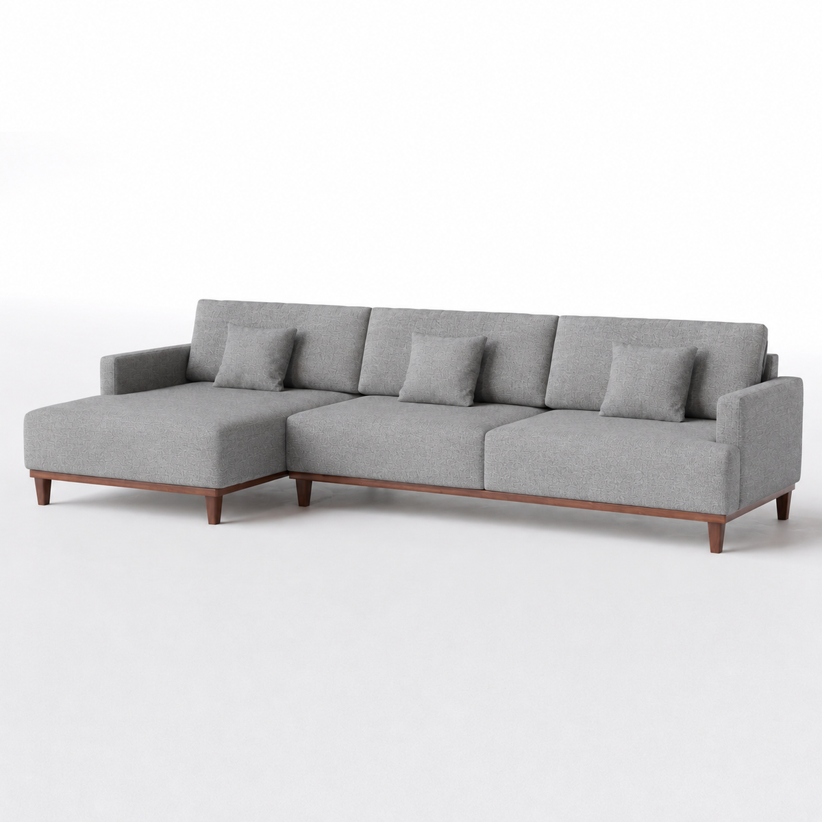 Sofá Doha Living Fixo com Chaise*