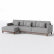 Sofá Doha Living Fixo com Chaise*