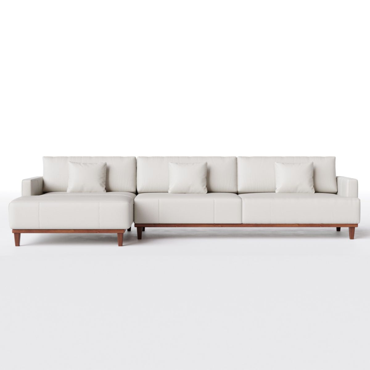 Sofá Doha Living Fixo com Chaise