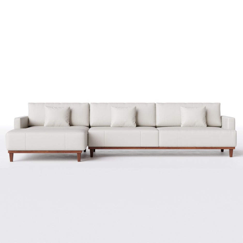 Sofá Doha Living Fixo com Chaise