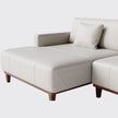 Sofá Doha Living Fixo com Chaise