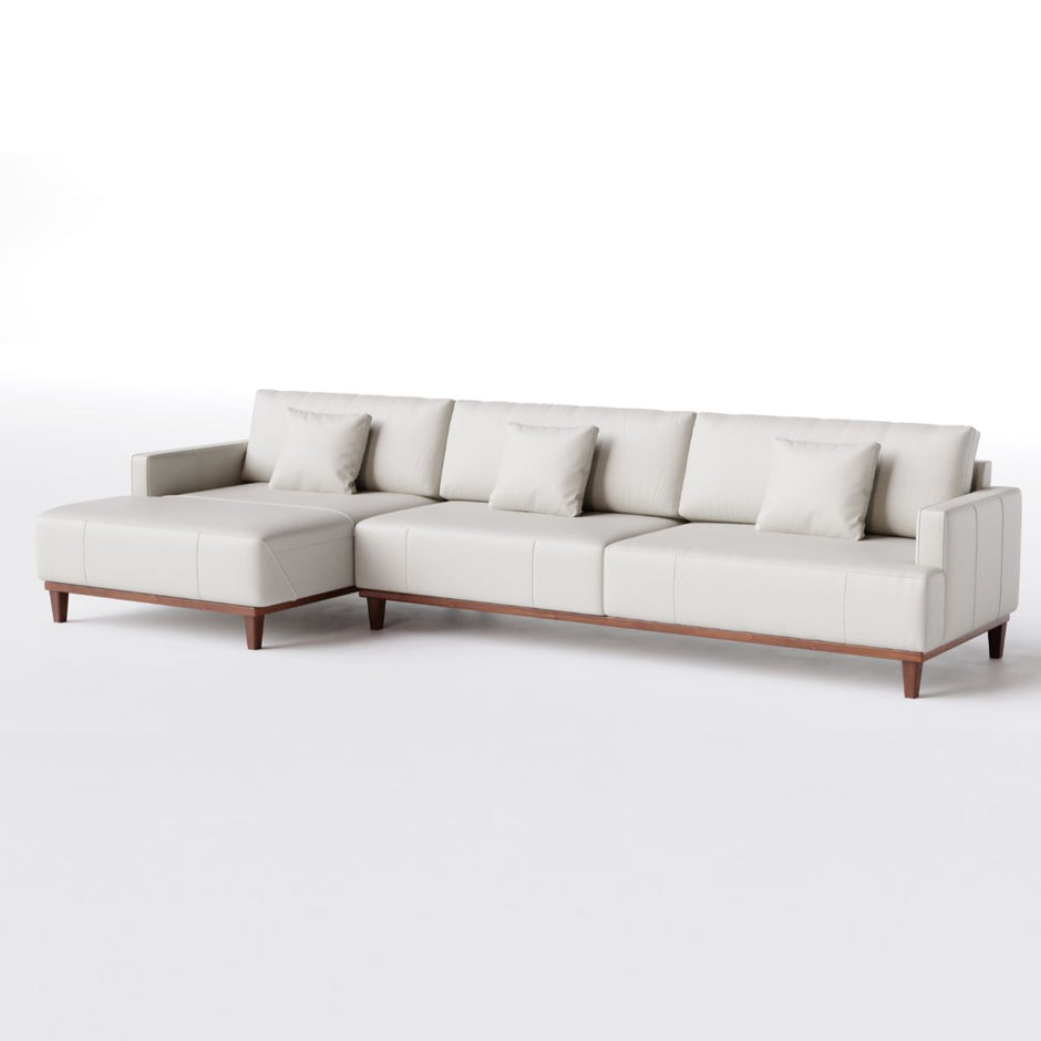 Sofá Doha Living Fixo com Chaise