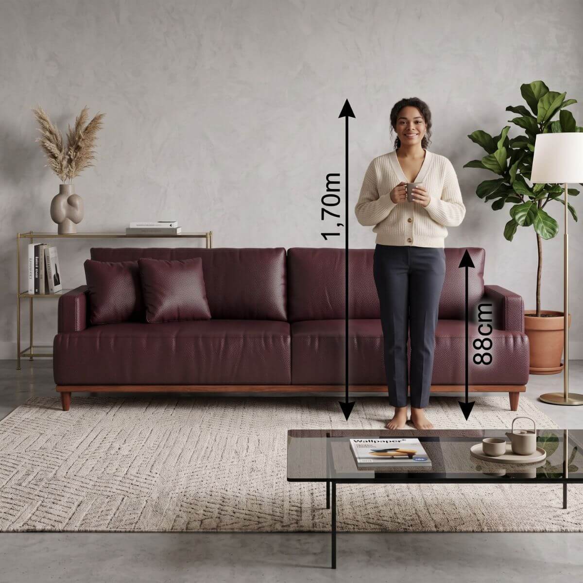 Sofá Living Fixo Doha