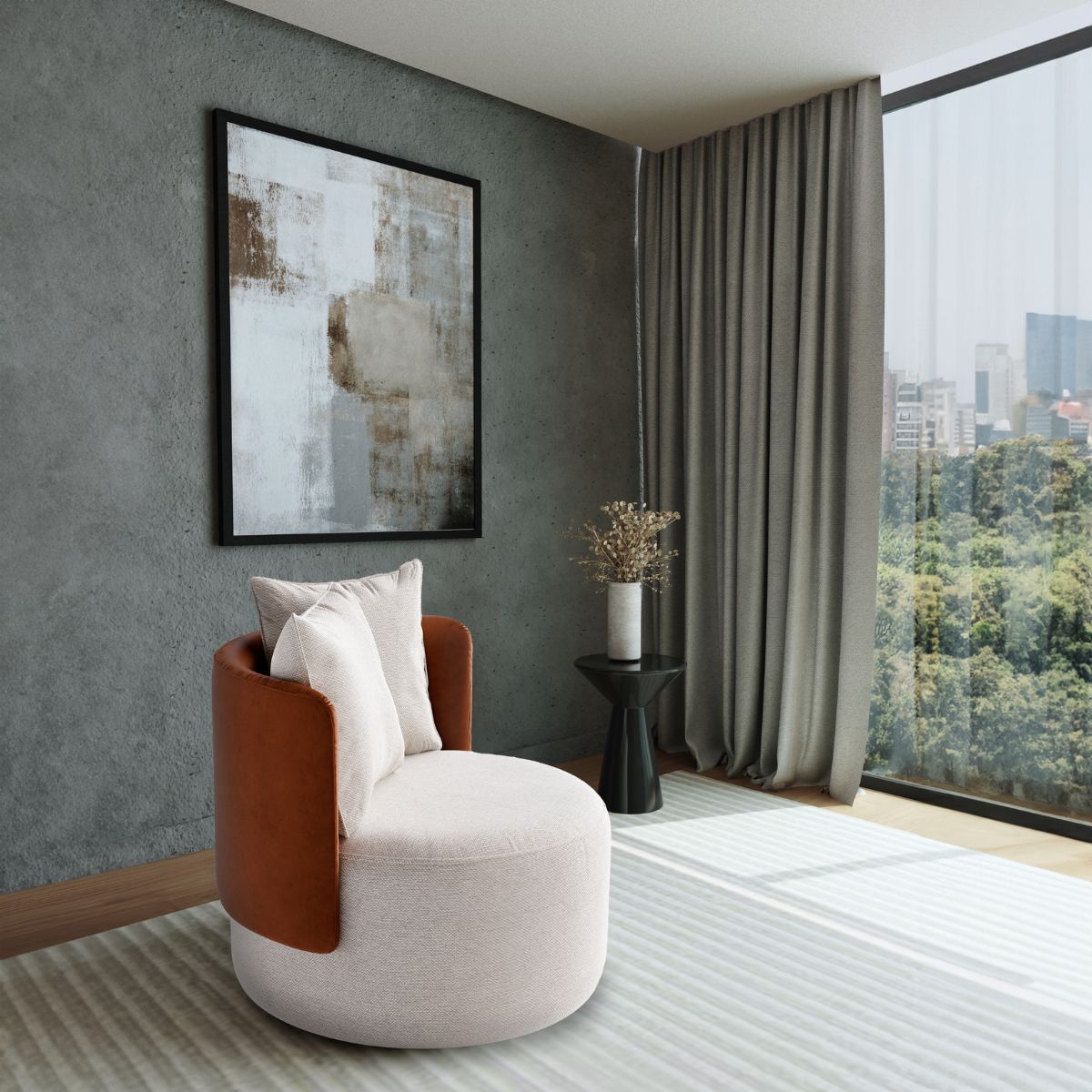 Poltrona Giratória Bangkok