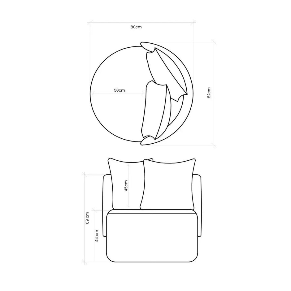 Poltrona Giratória Bangkok