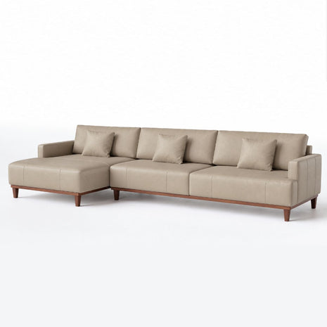 Sofá Doha Living Fixo com Chaise