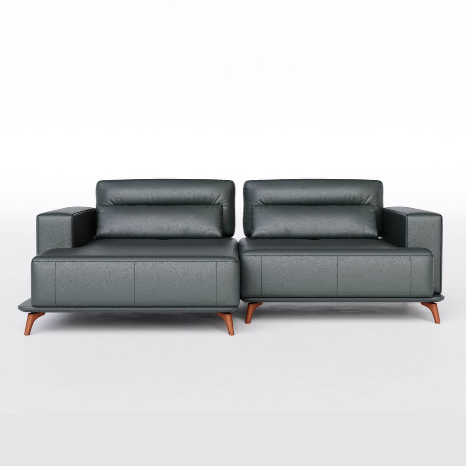 Sofá Living Modulado Houston 2 Módulos com Chaise