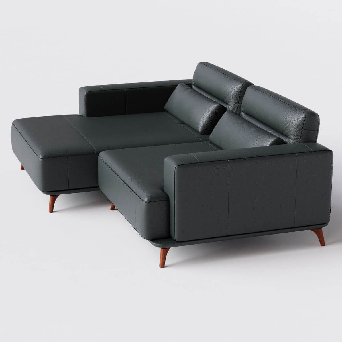 Sofá Living Modulado Houston 2 Módulos com Chaise
