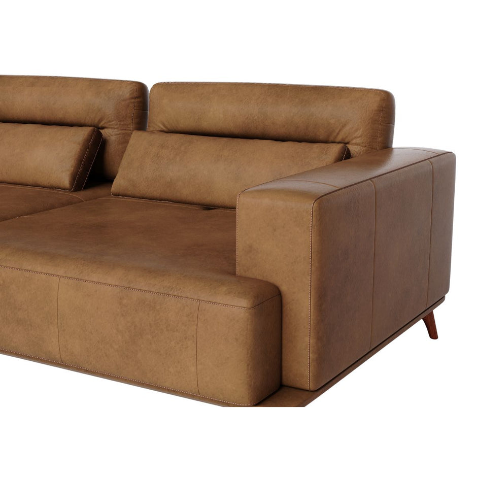 Sofá Living Modulado Houston 3 Módulos com Chaise