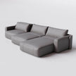 Sofá Cama Ibiza 3 Módulos Sem Caixa com Super Chaise