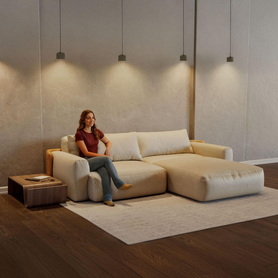 Sofá Cama Ibiza 3 Módulos Sem Caixa com Super Chaise