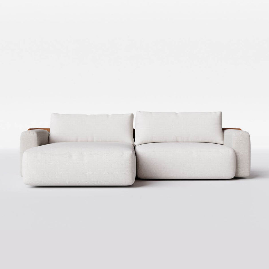 Sofá Cama Ibiza 2 Módulos Sem Caixa com Super Chaise
