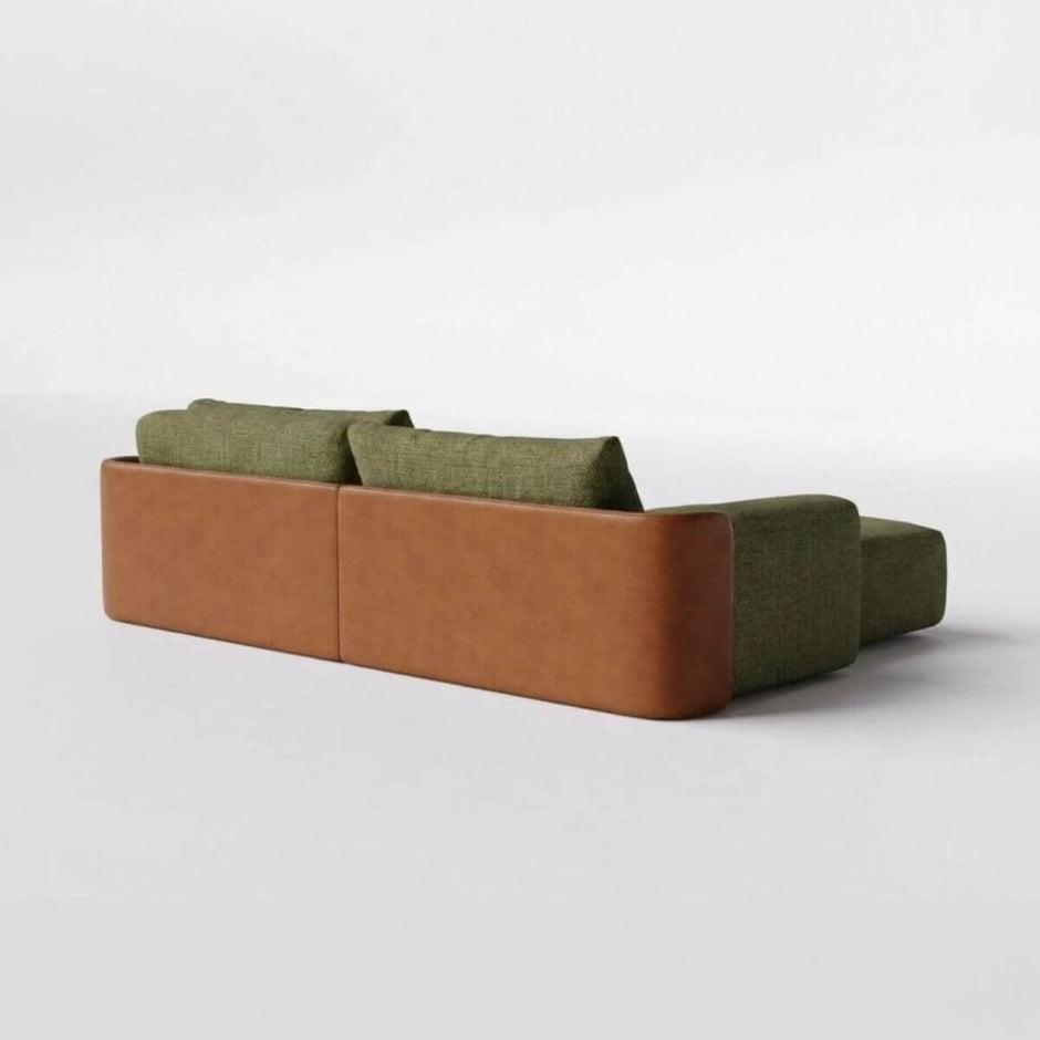 Sofá Cama Ibiza 2 Módulos Sem Caixa com Super Chaise