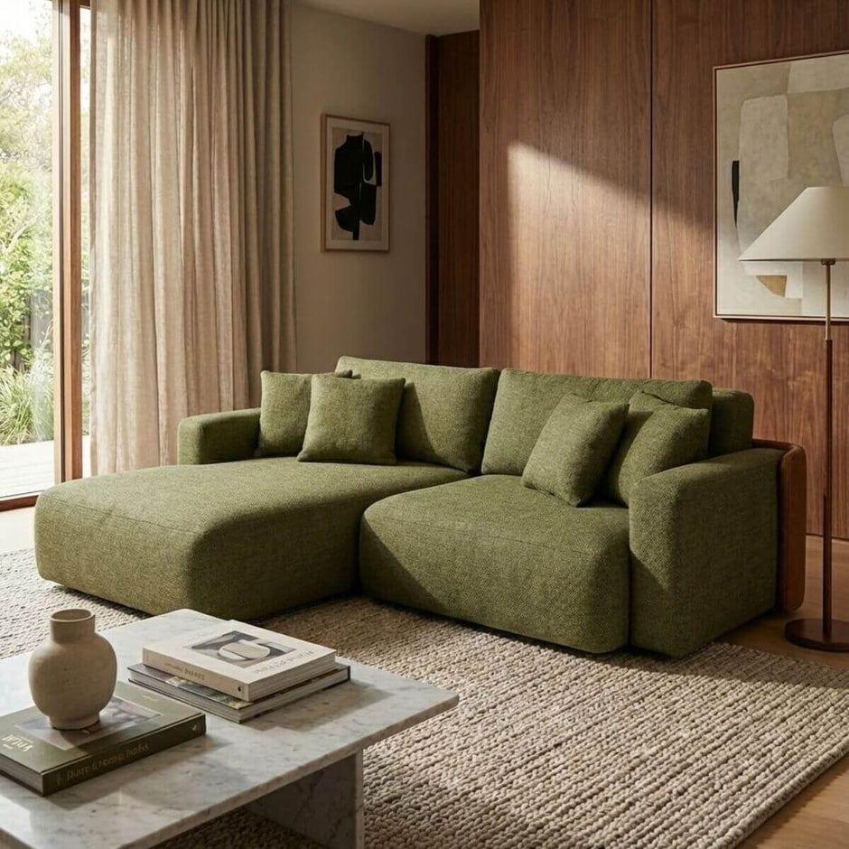Sofá Cama Ibiza 2 Módulos Sem Caixa com Super Chaise
