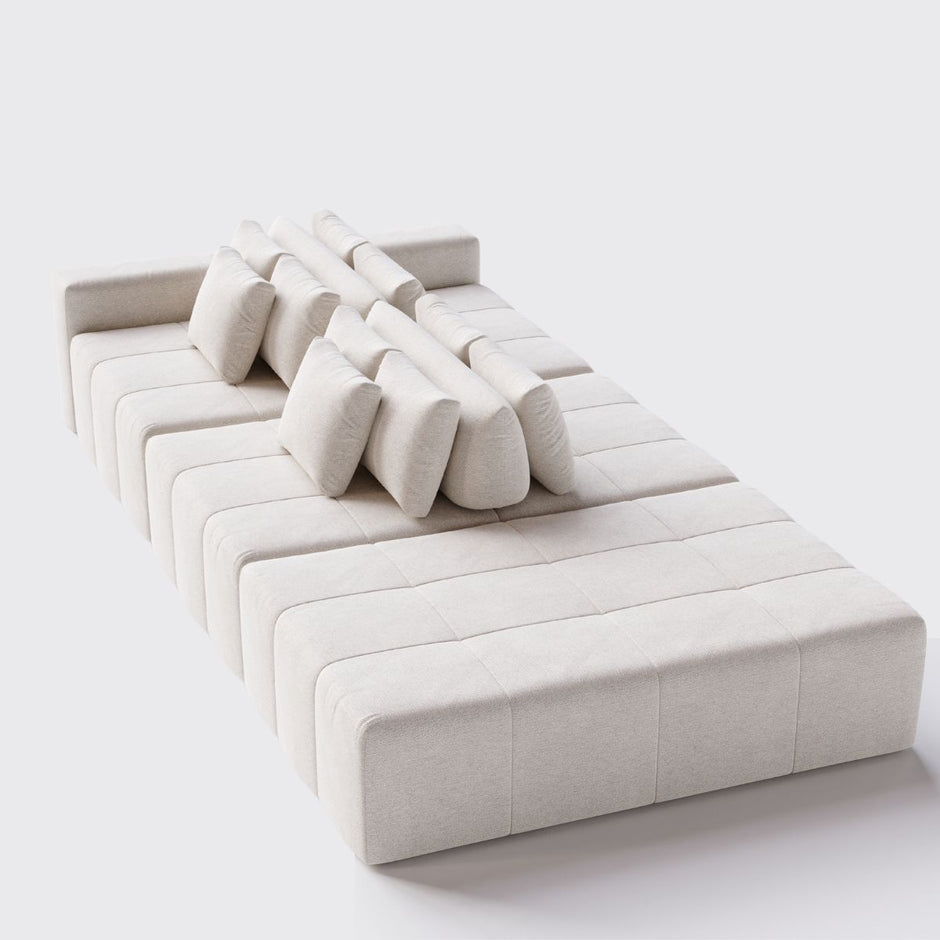 Sofá Ilha de Santorini 3 Módulos P160 cm Com Braço