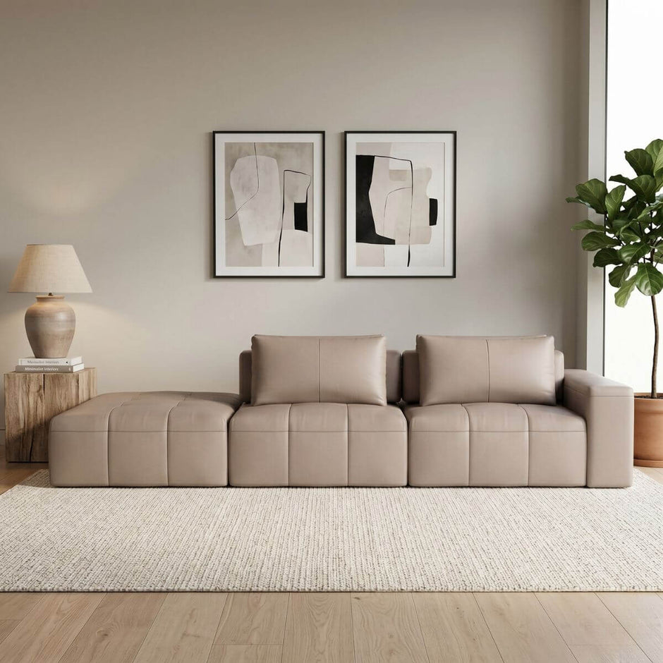 Sofá Ilha de Santorini 3 Módulos P160 cm Com Braço
