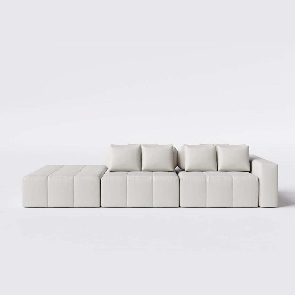 Sofá Ilha de Santorini 3 Módulos P160 cm Com Braço