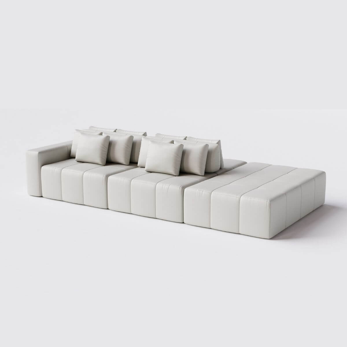 Sofá Ilha de Santorini 3 Módulos P160 cm Com Braço