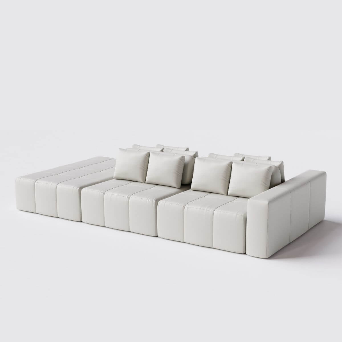 Sofá Ilha de Santorini 3 Módulos P160 cm Com Braço