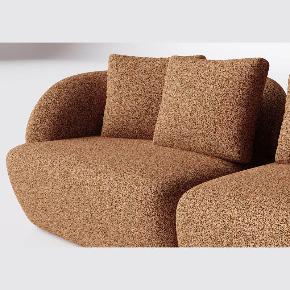 Sofá Living Modulado Com Chaise Van Gogh