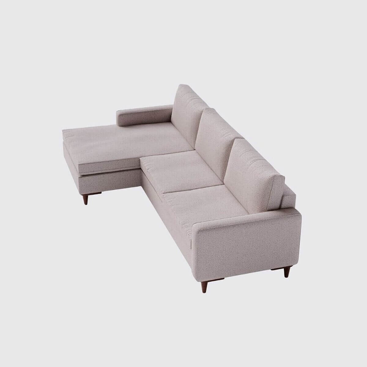 Sofá Living Fixo Viena com Chaise