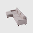 Sofá Living Fixo Viena com Chaise