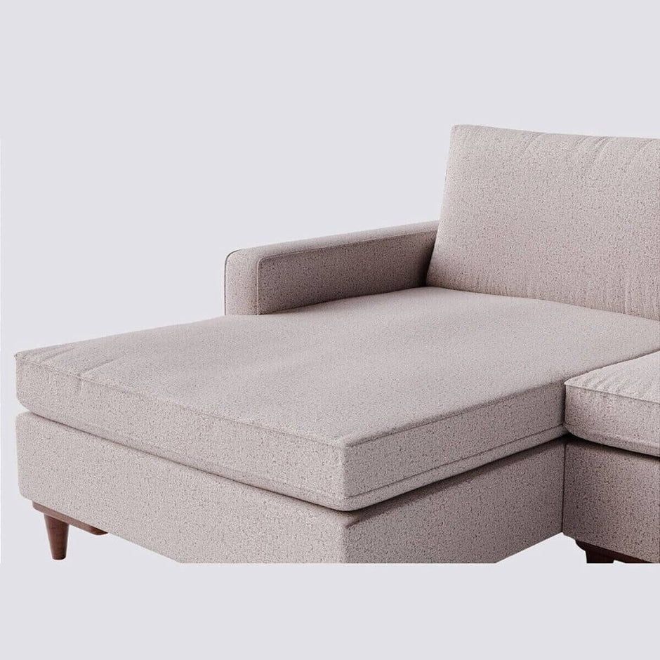 Sofá Living Fixo Viena com Chaise