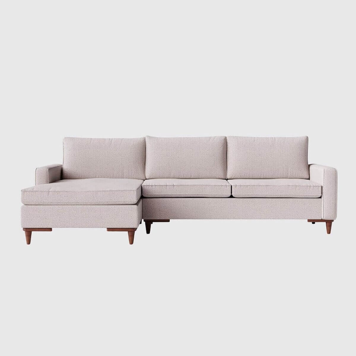 Sofá Living Fixo Viena com Chaise
