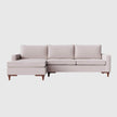 Sofá Living Fixo Viena com Chaise
