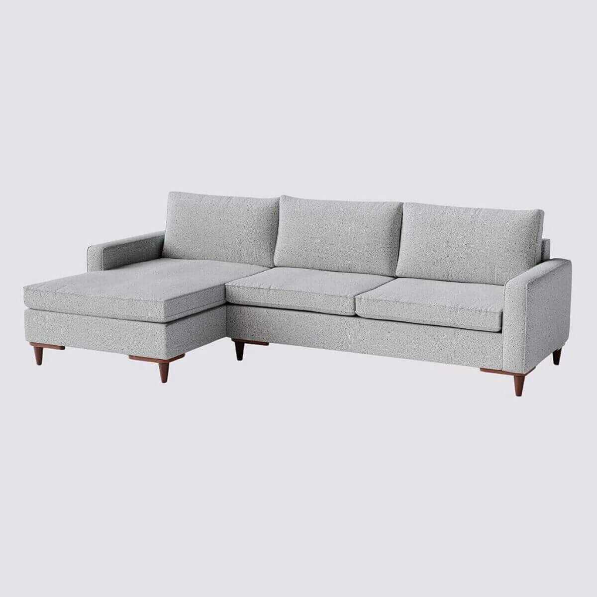 Sofá Living Fixo Viena com Chaise