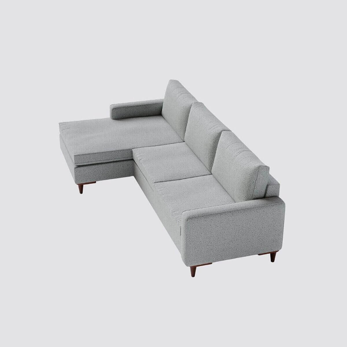 Sofá Living Fixo Viena com Chaise