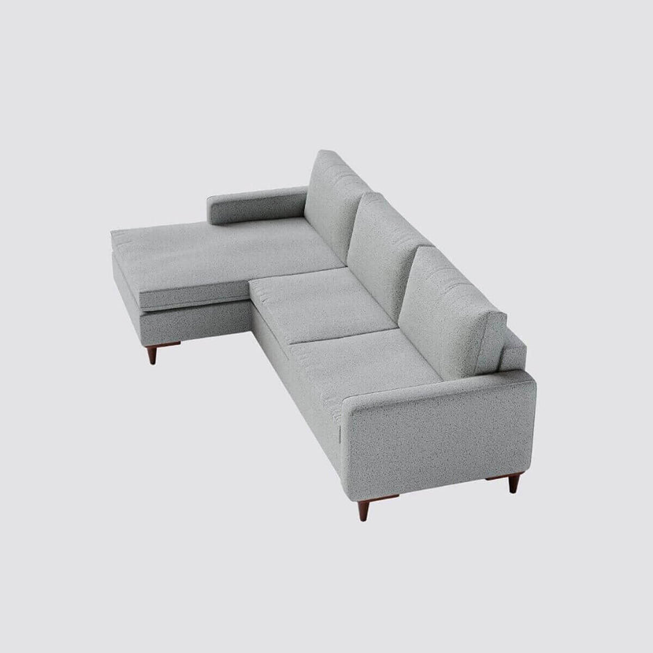 Sofá Living Fixo Viena com Chaise