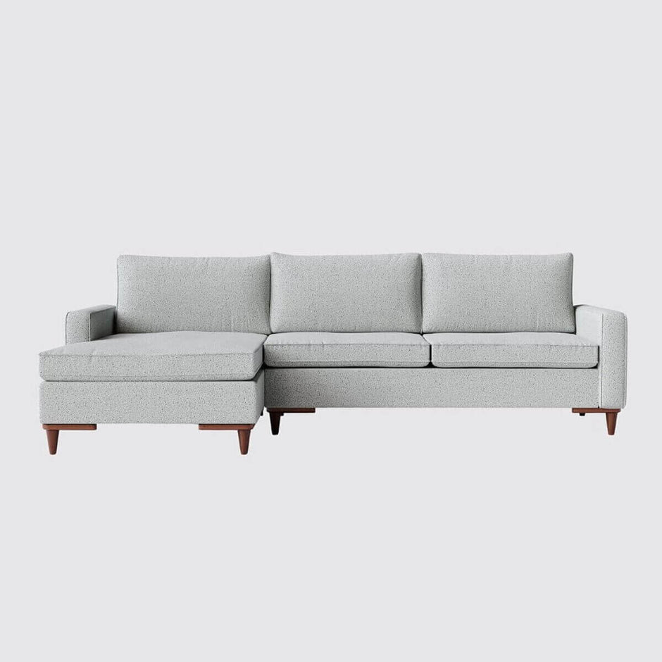 Sofá Living Fixo Viena com Chaise