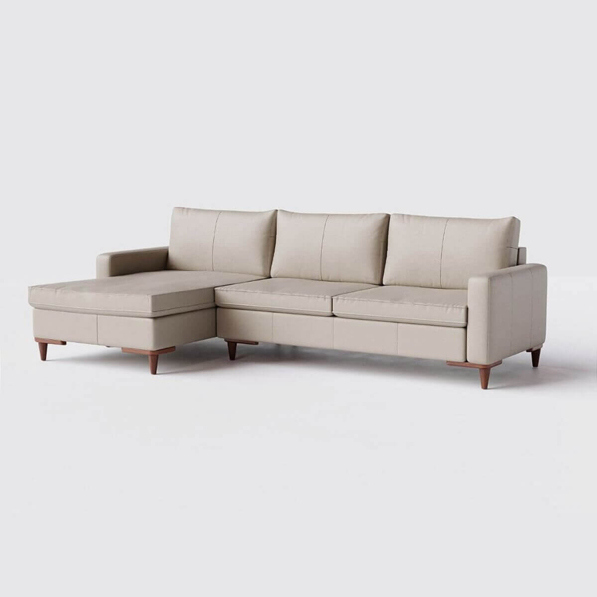 Sofá Living Fixo Viena com Chaise
