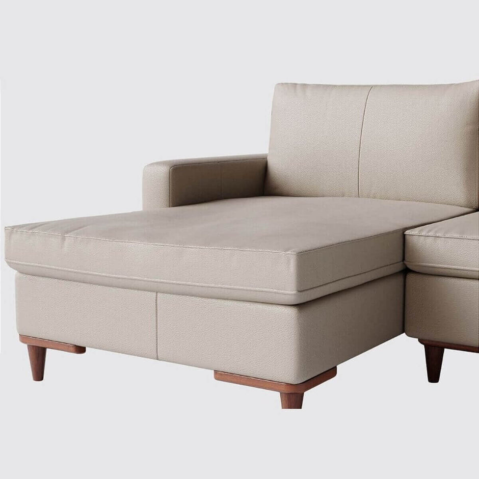 Sofá Living Fixo Viena com Chaise