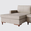 Sofá Living Fixo Viena com Chaise
