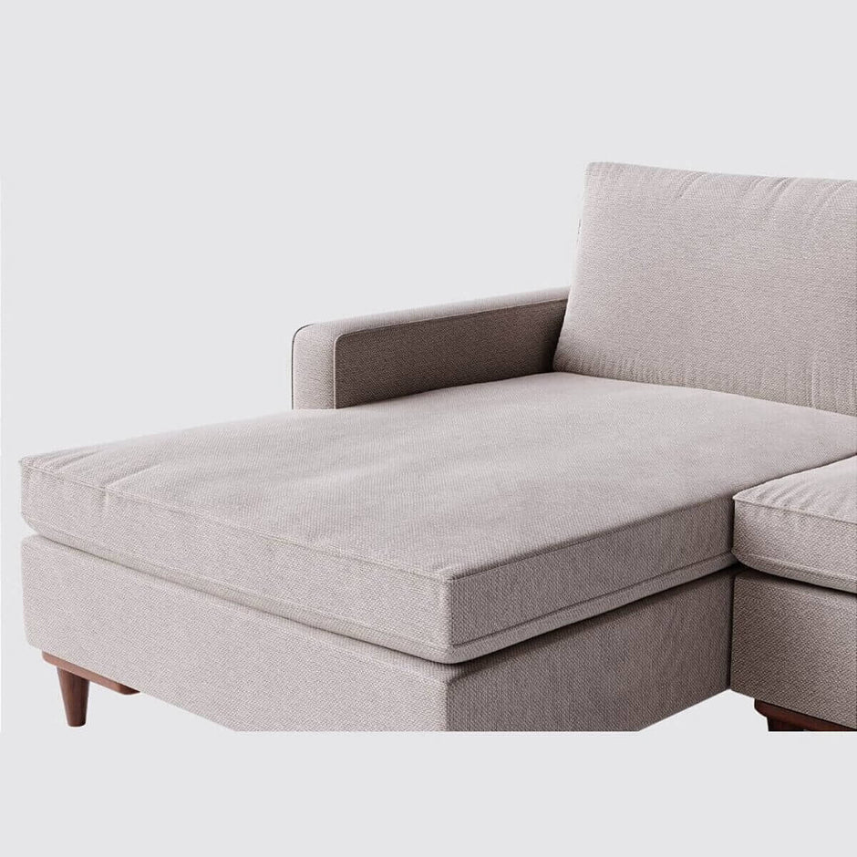 Sofá Living Fixo Viena com Chaise