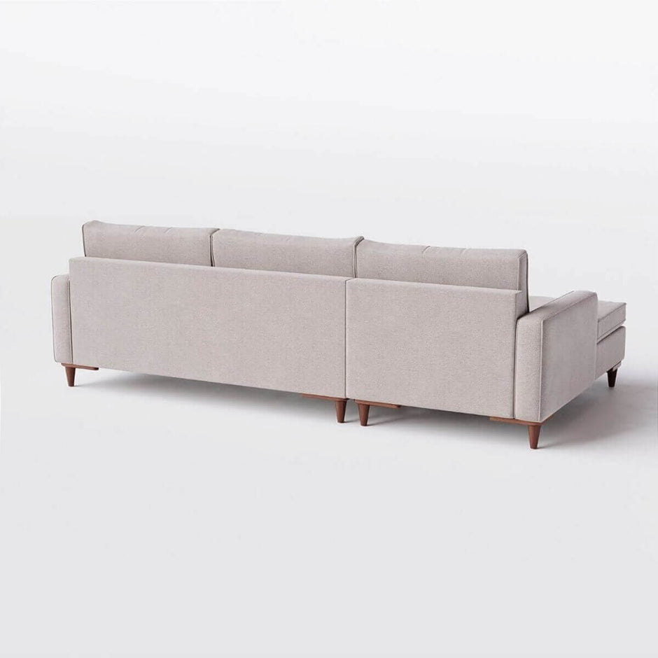 Sofá Living Fixo Viena com Chaise
