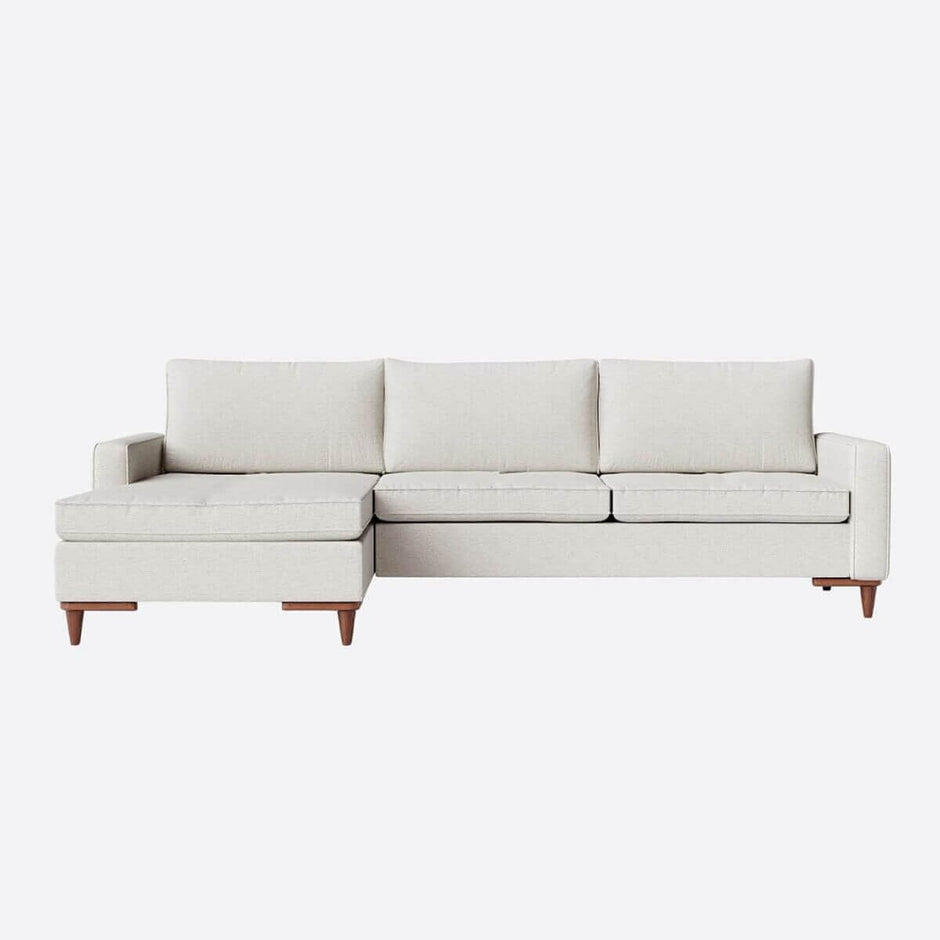 Sofá Living Fixo Viena com Chaise