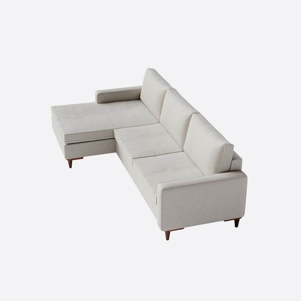 Sofá Living Fixo Viena com Chaise