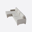 Sofá Living Fixo Viena com Chaise