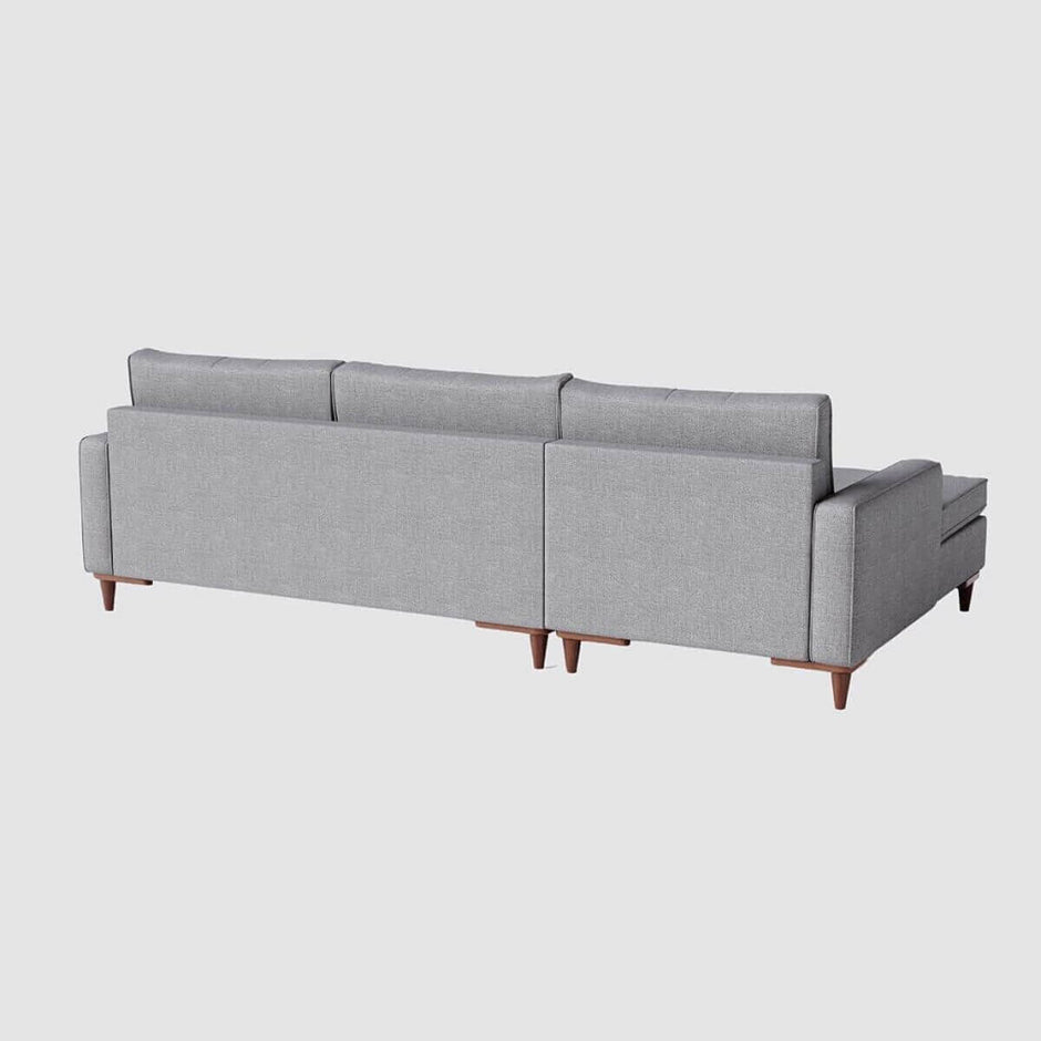 Sofá Living Fixo Viena com Chaise