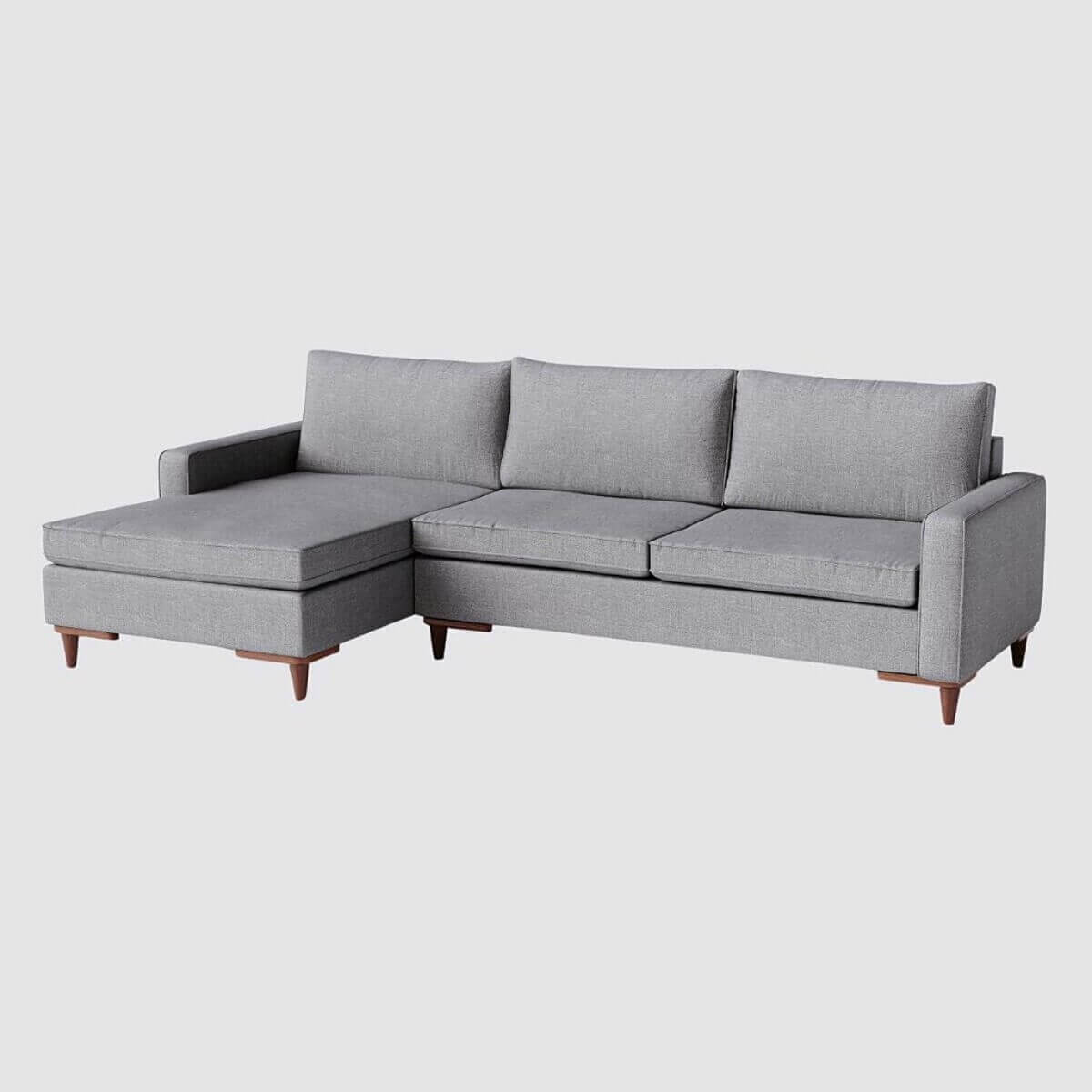 Sofá Living Fixo Viena com Chaise