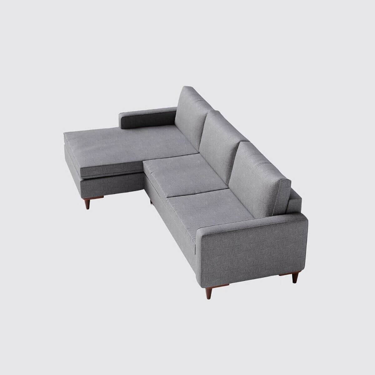 Sofá Living Fixo Viena com Chaise