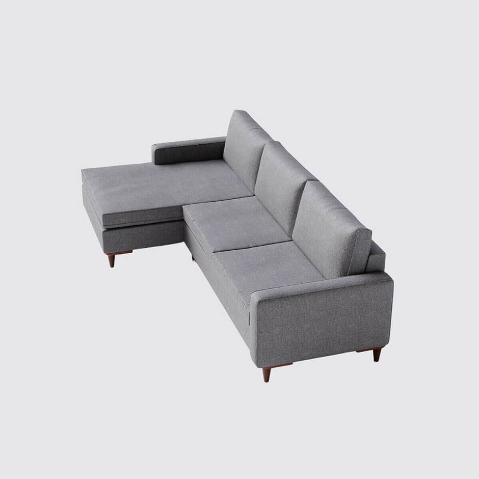 Sofá Living Fixo Viena com Chaise