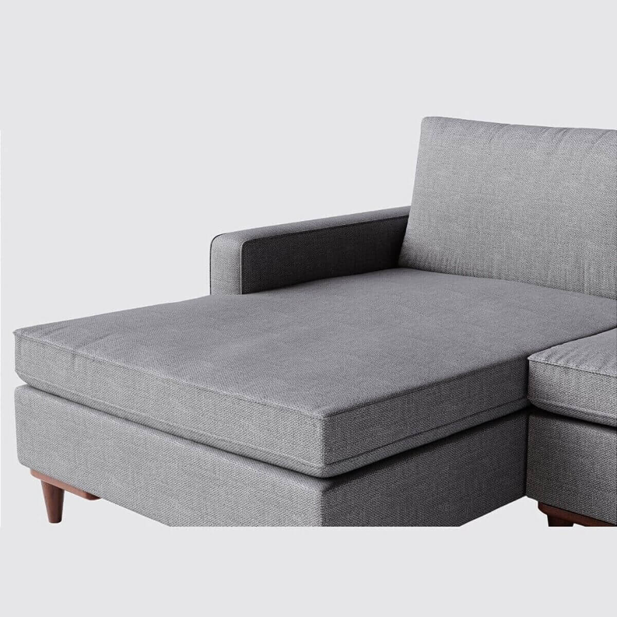 Sofá Living Fixo Viena com Chaise