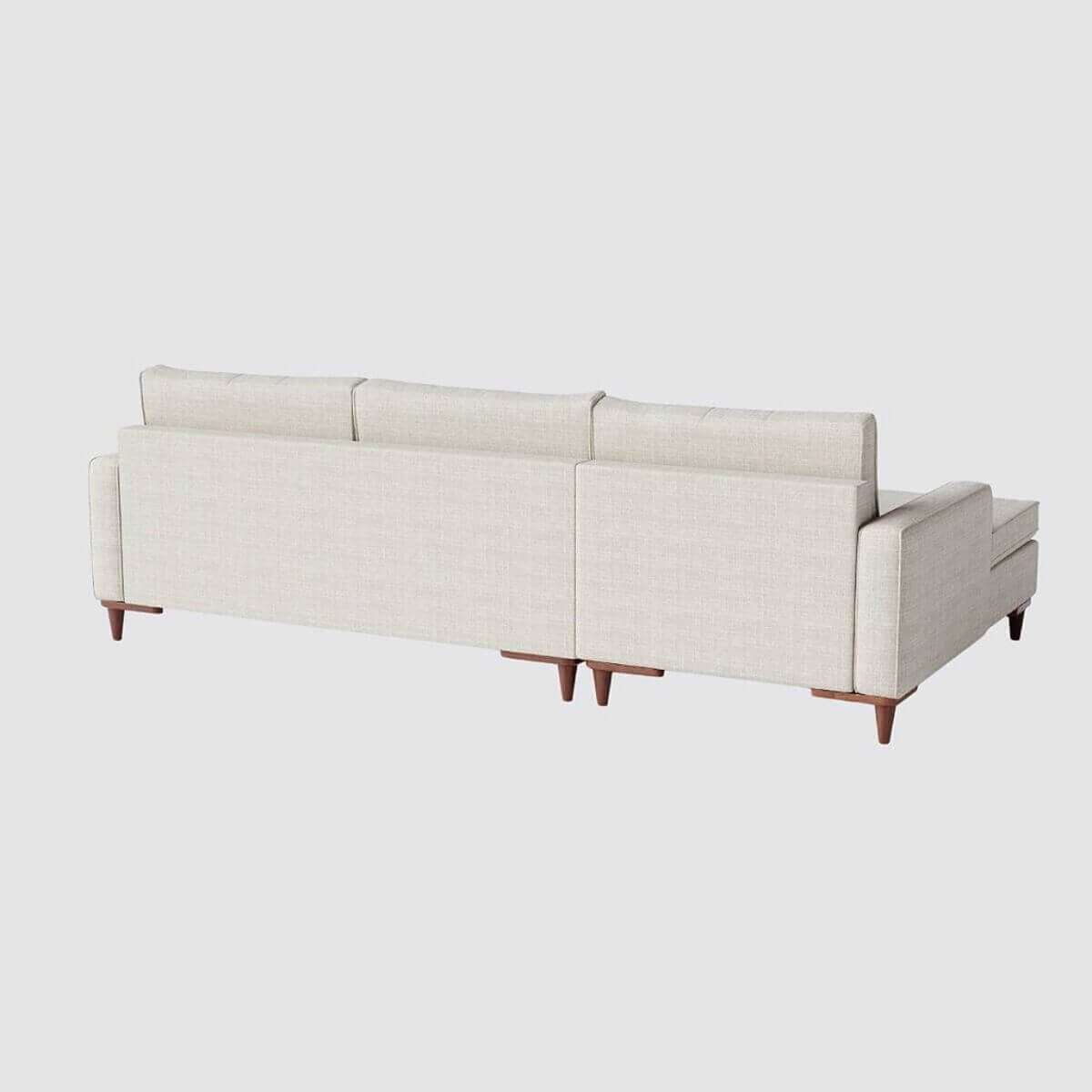 Sofá Living Fixo Viena com Chaise
