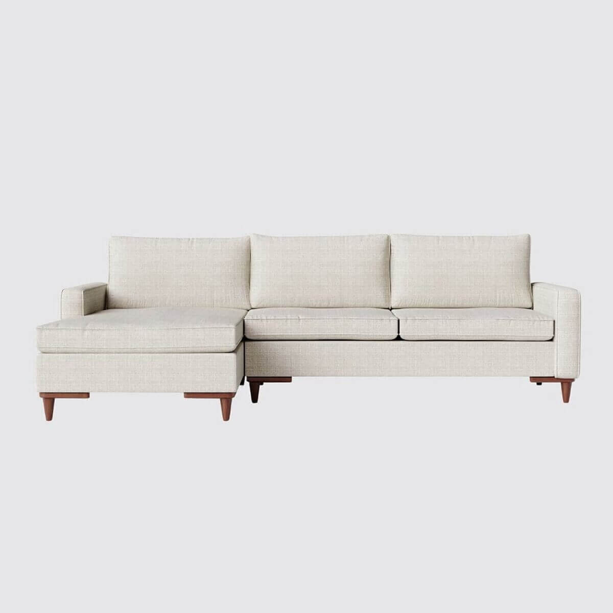 Sofá Living Fixo Viena com Chaise