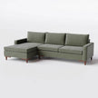 Sofá Living Fixo Viena com Chaise